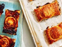 Prosciutto and Brie Upside-Down Pastries